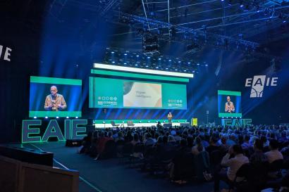 SAF attended the closing plenary at EAIE 2025 conference in Sweden.