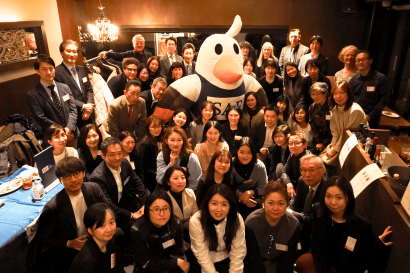 サンクスギビングパーティーの集合写真