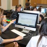 UC Berkeley Classroom with Students Using Computers