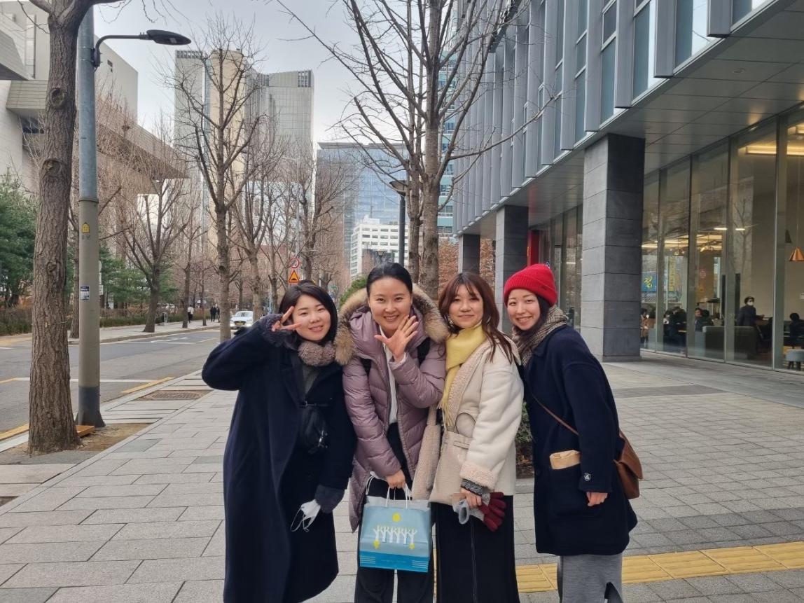 Saiko Hirano from SAF Japan meeting with Suyeon from SAF Korea