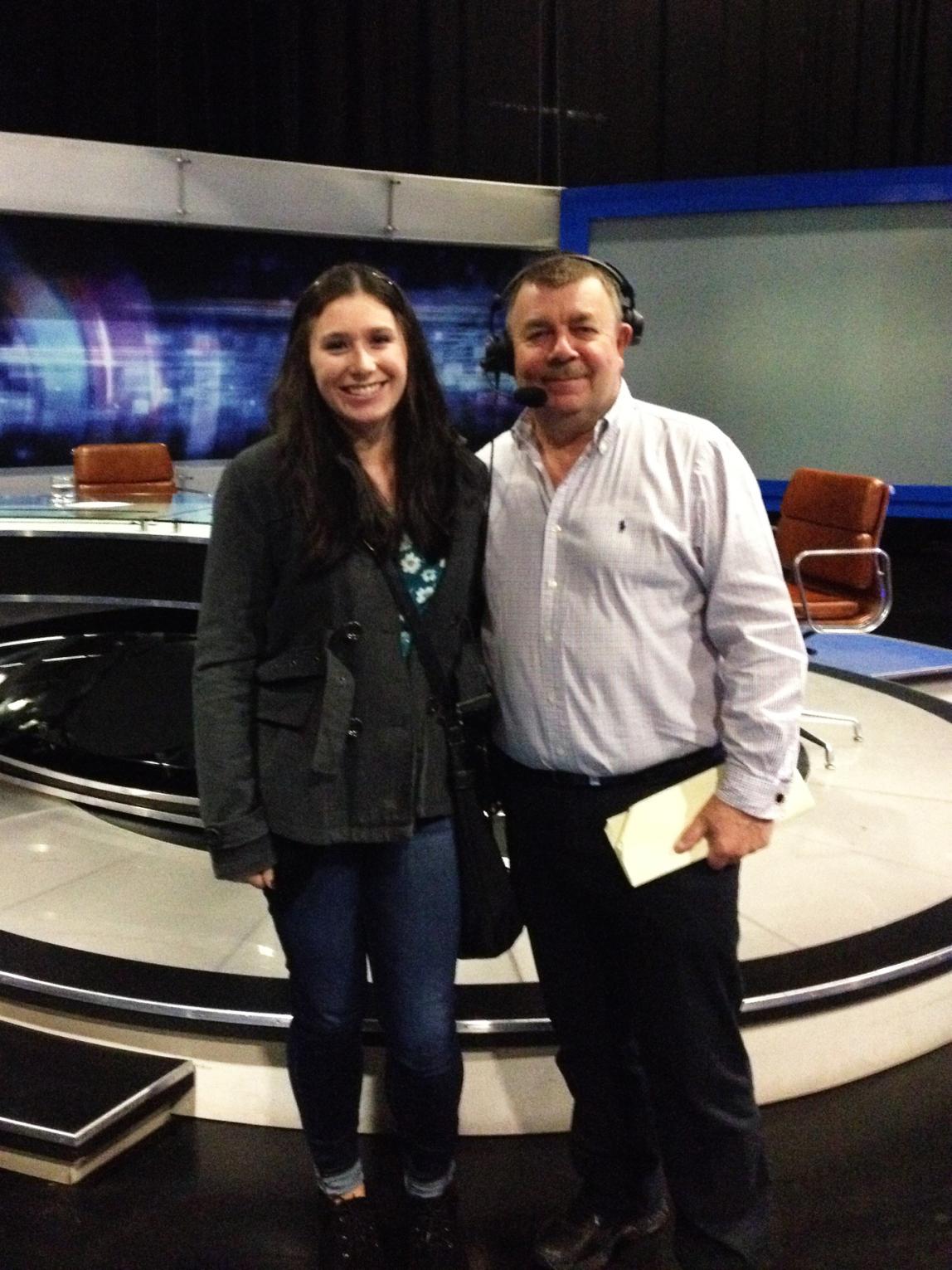 dublin student intern at a broadcast station