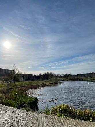 アイルランドの穏やかな海