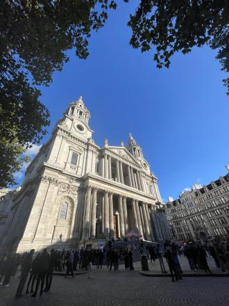 ロンドンの青空