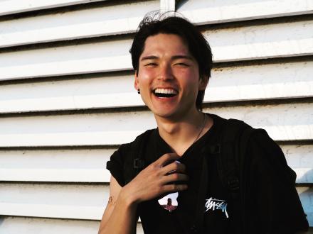 学生のポートレート写真