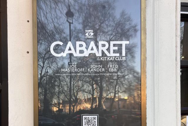 Poster for Cabaret at the Kit Kat Club
