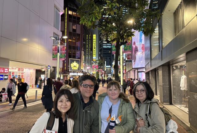 Saiko HIRANO from SAF Japan alongside SAF Japan team in a team outing with Kate from SAF HQ