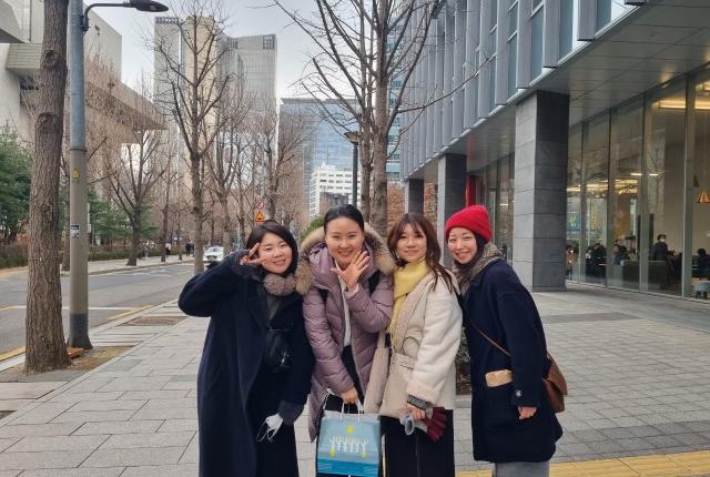 Saiko Hirano from SAF Japan meeting with Suyeon from SAF Korea