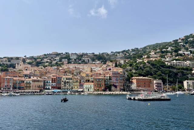 View of Nice shore from boat 