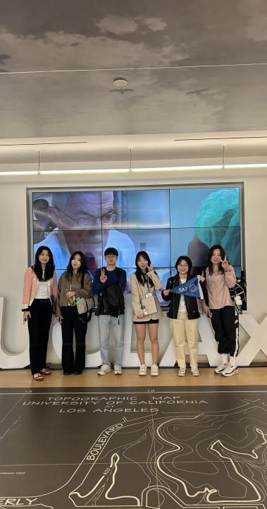 Study Tour Students at UCLA Extension Campus Gayley Center 