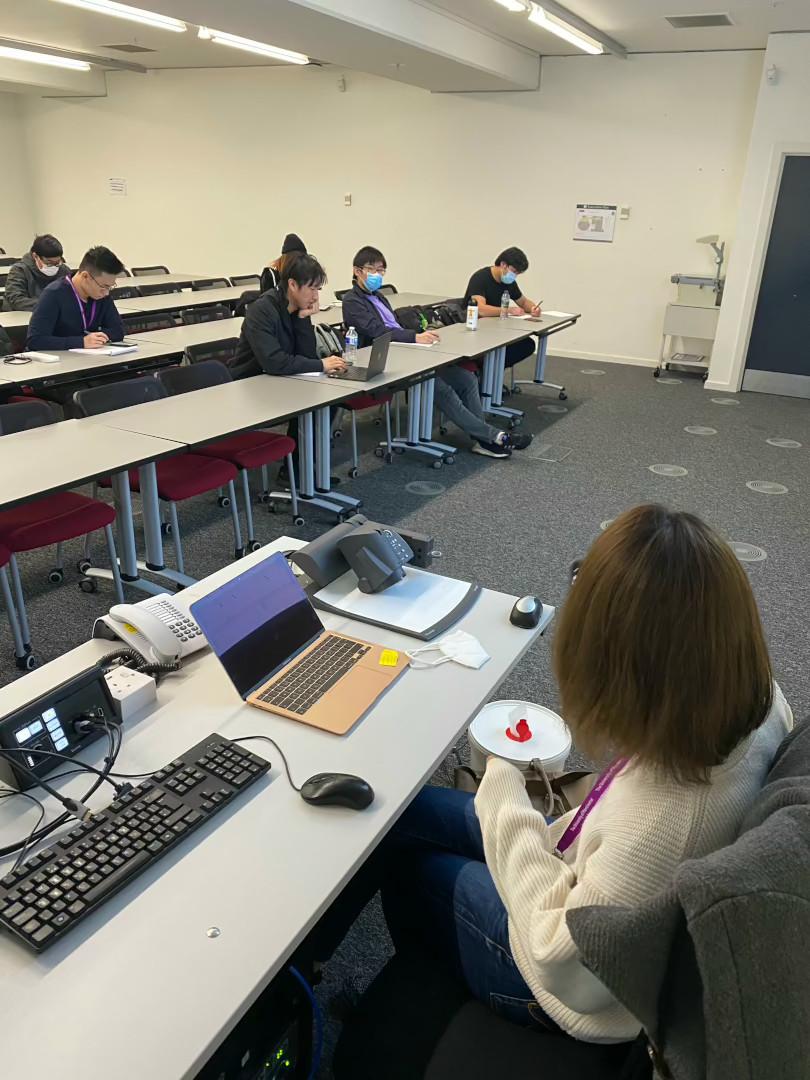 マンチェスター大学での授業の様子