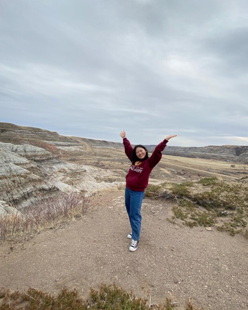 広大な自然の中で撮影した写真