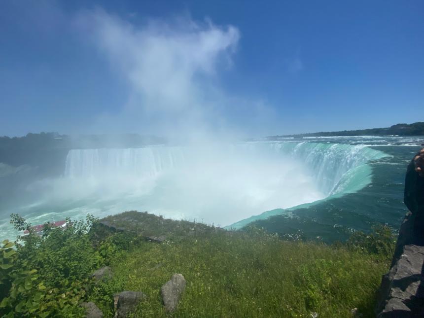 カナダ側から見たナイアガラの滝