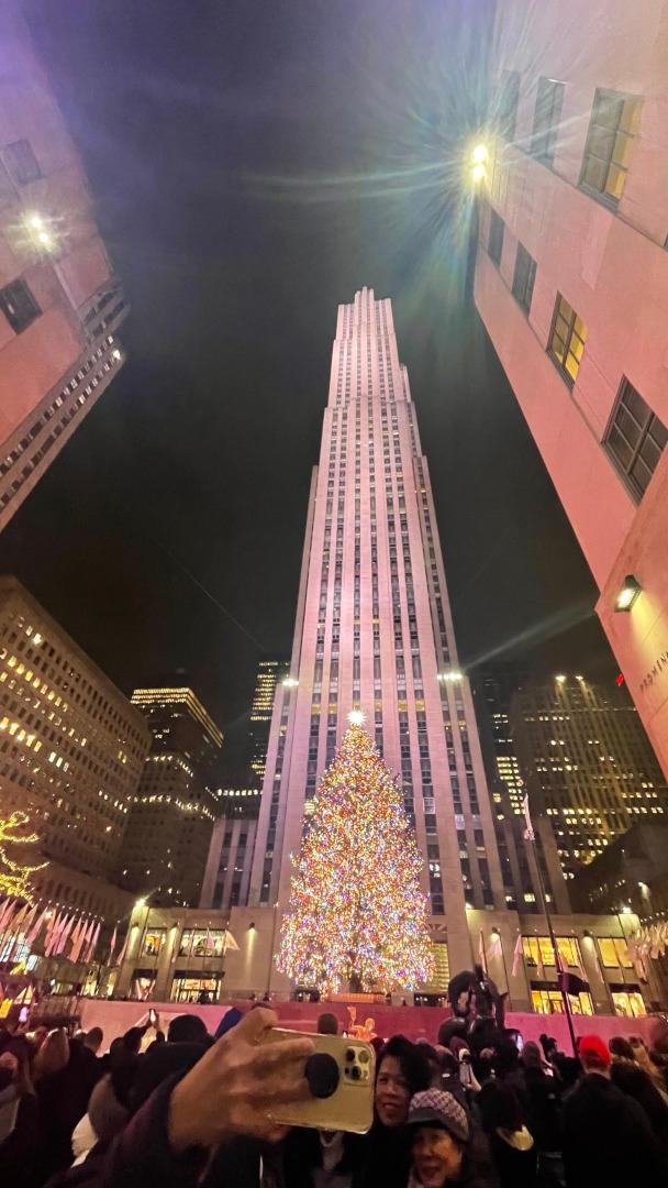 クリスマスのニューヨーク