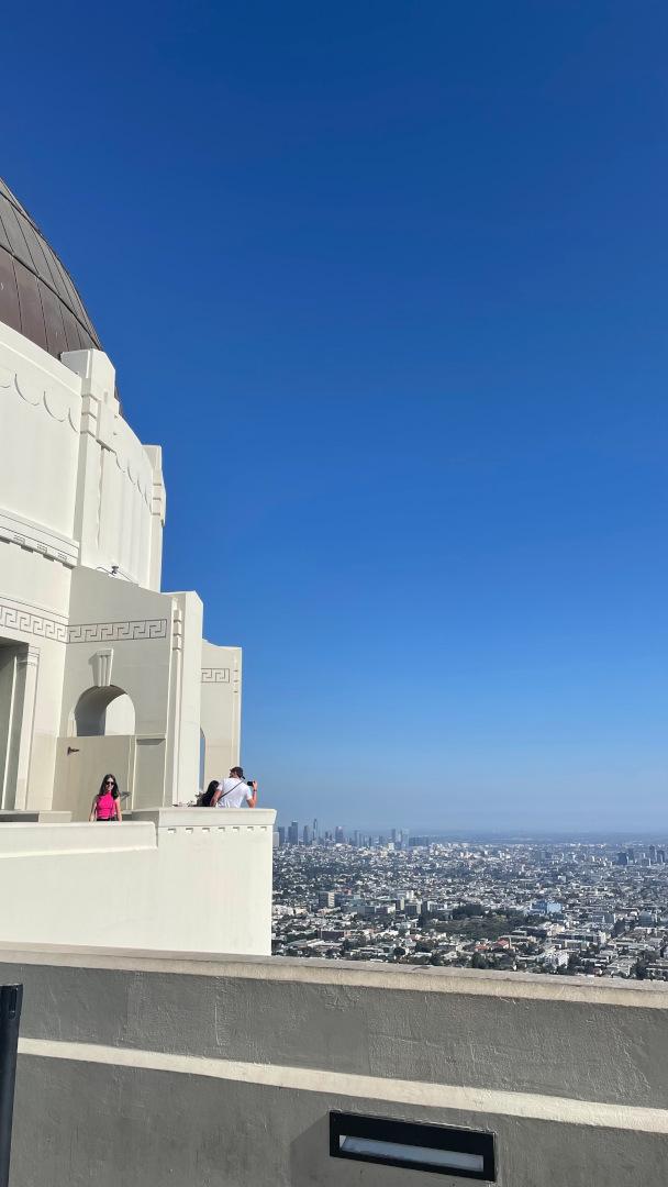 ロサンゼルスのグリフィス天文台で