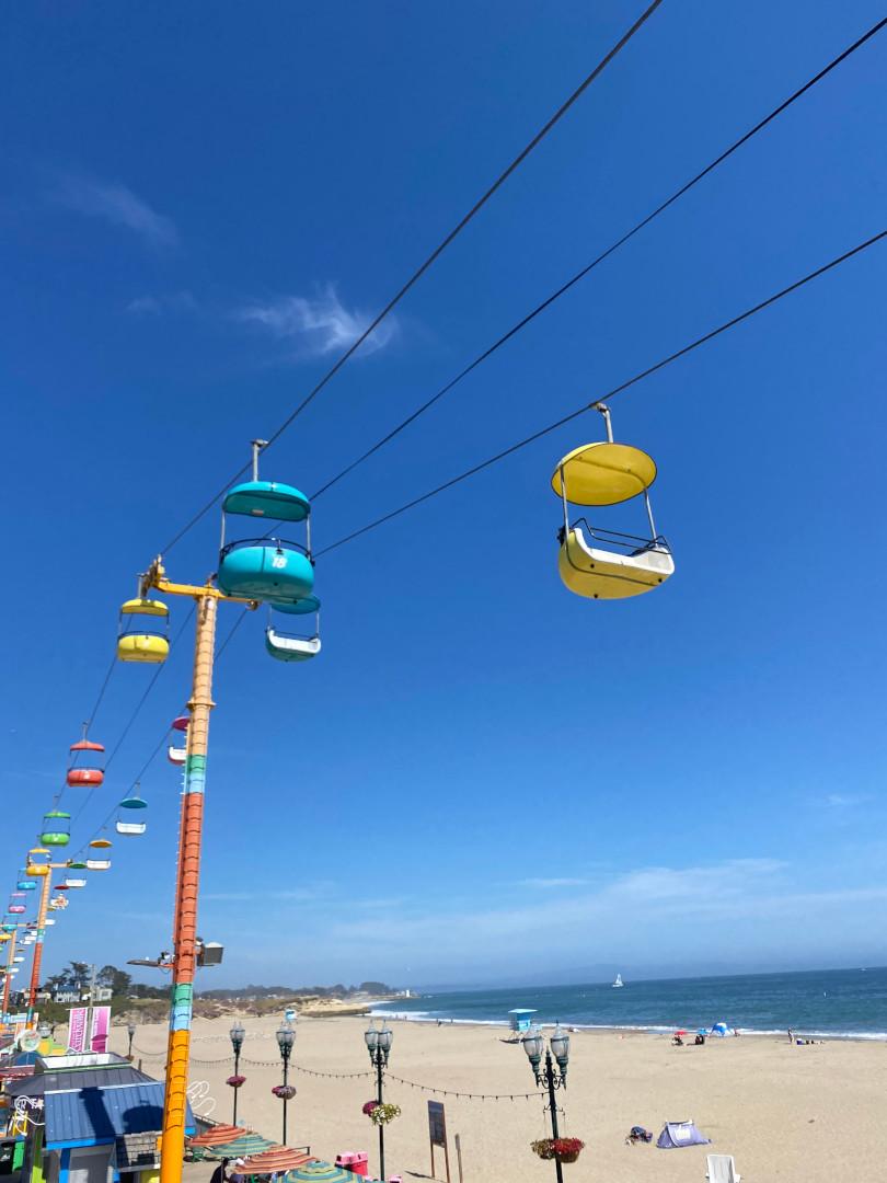 サンタバーバラのビーチにあるSanta Cruz Beach Boardwalk