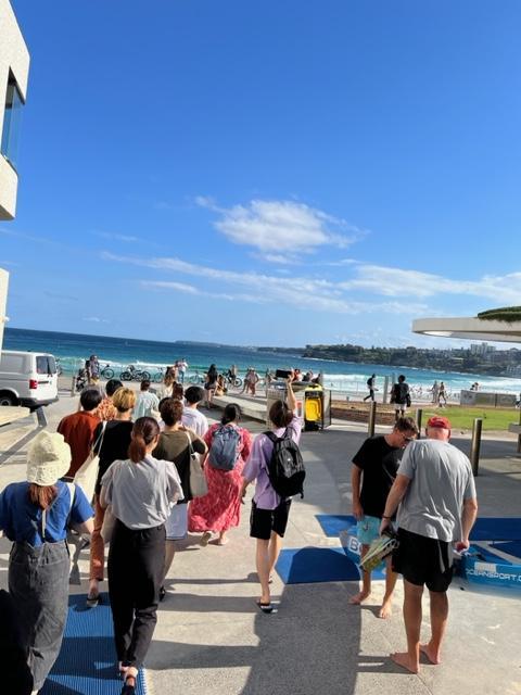 シドニーのビーチ沿い