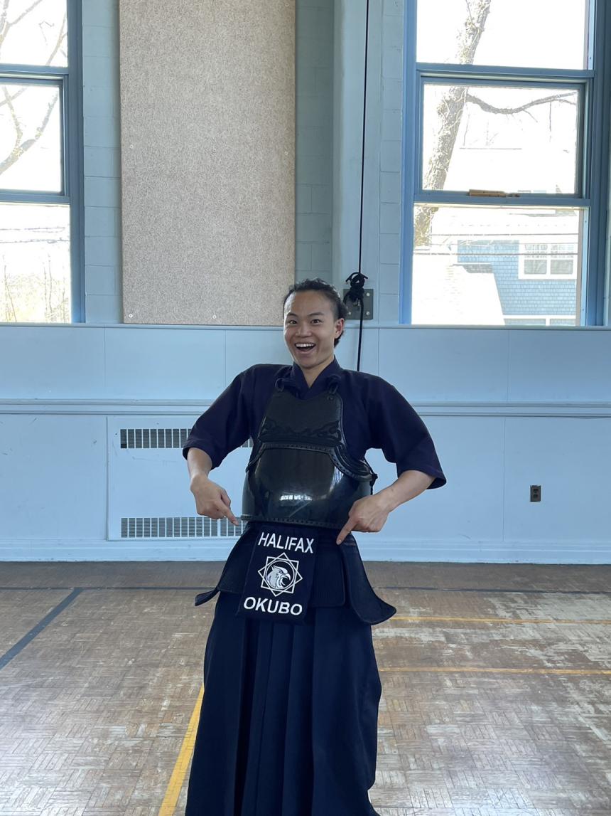 ハリファックスの地元の剣道クラブに参加