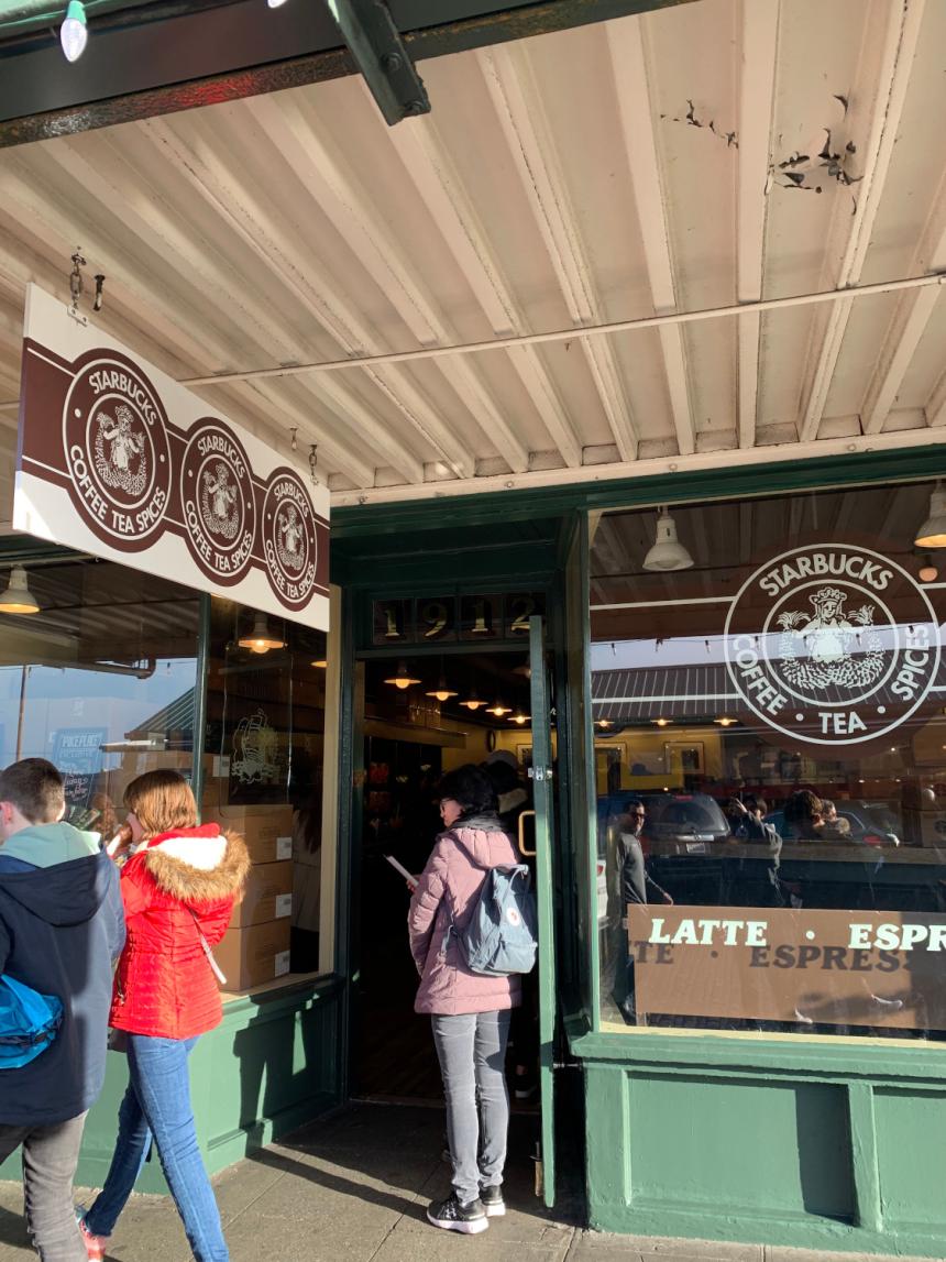 シアトルのスターバックス本店（一号店）