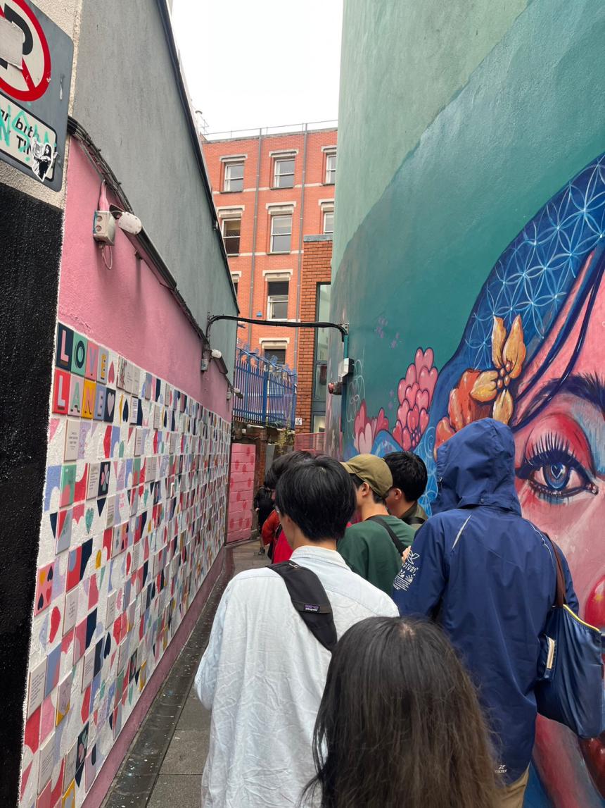 ダブリンのハートの壁