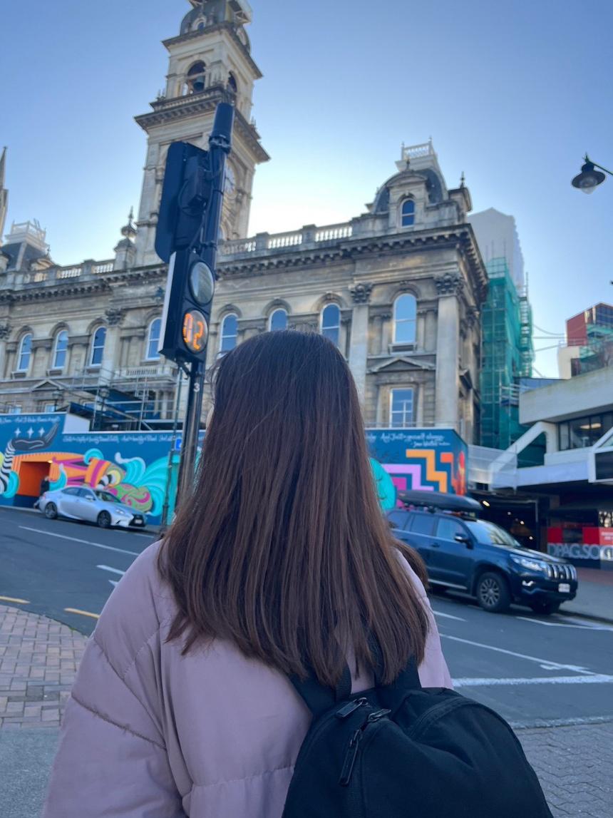 ニュージーランド、オタゴの町を歩く