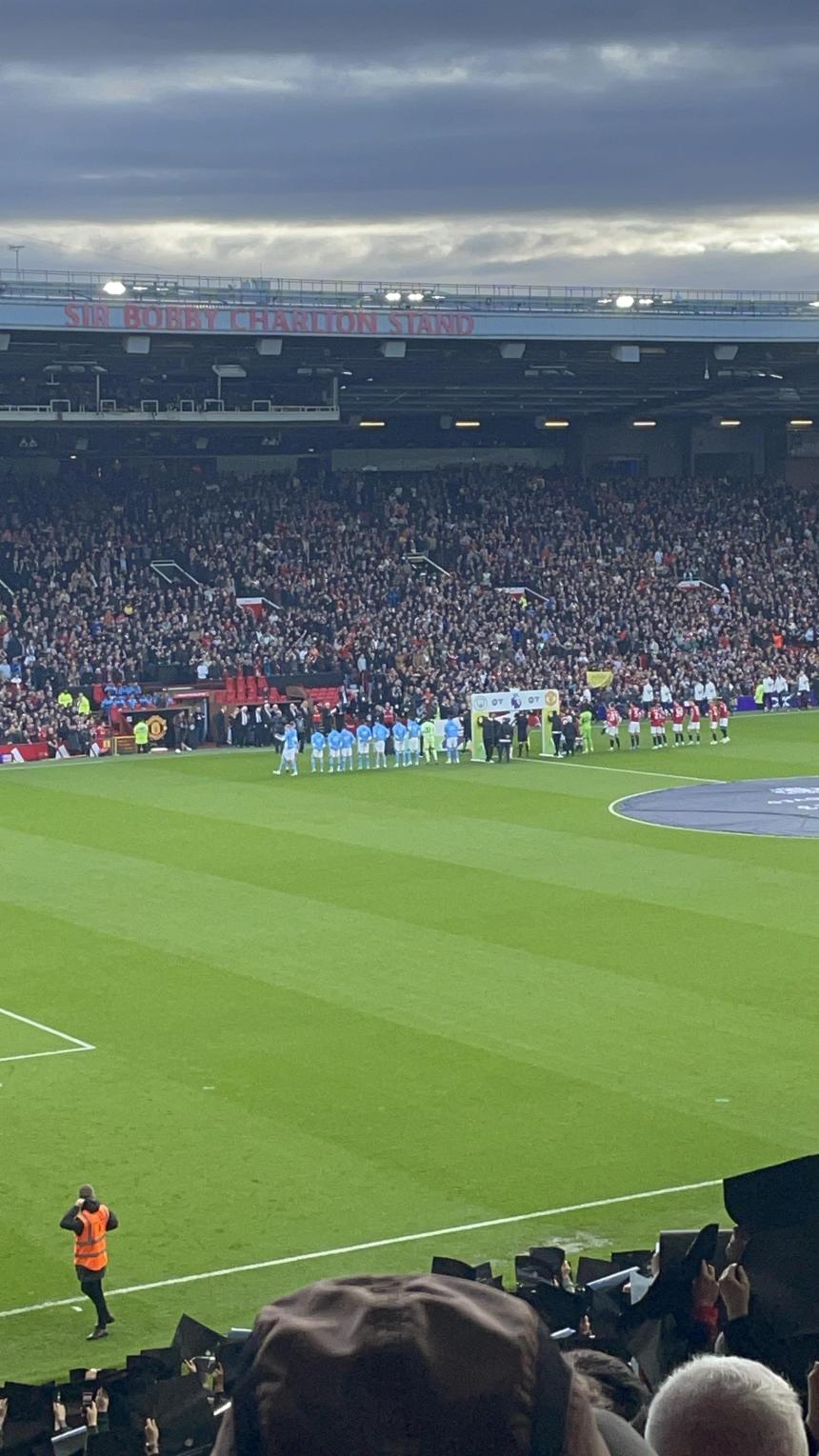 マンチェスターでサッカー観戦