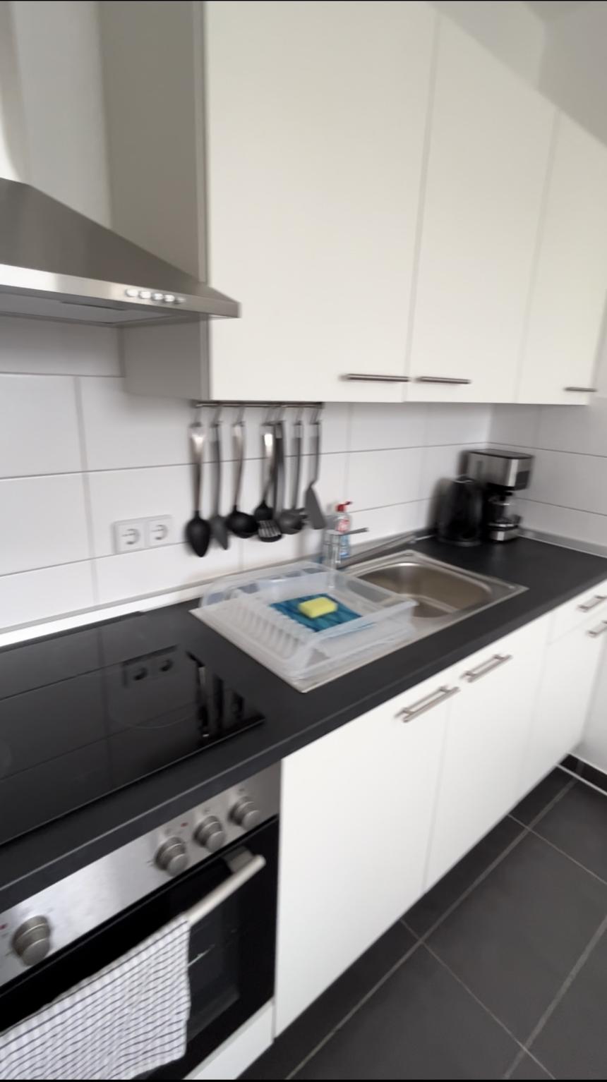 ドイツ、ライプツィヒでの滞在先のキッチン