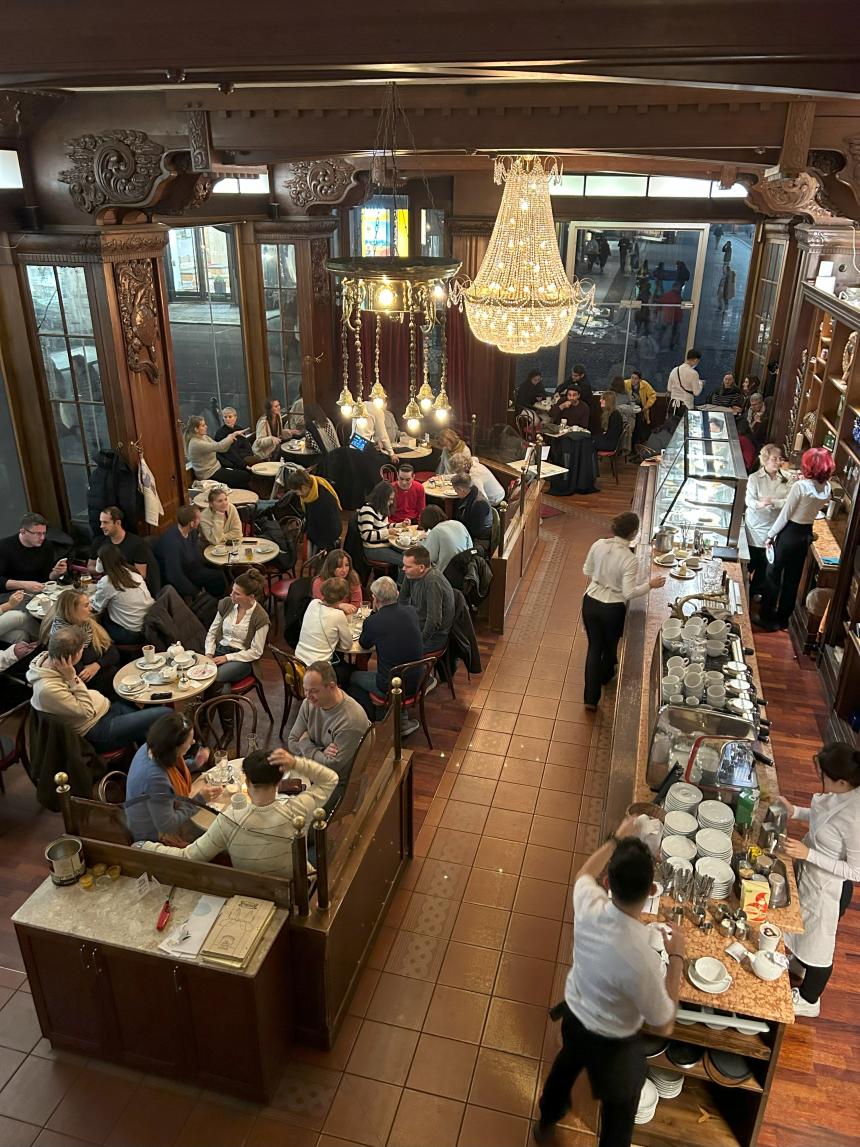 ドイツ、ライプツィヒのレストラン