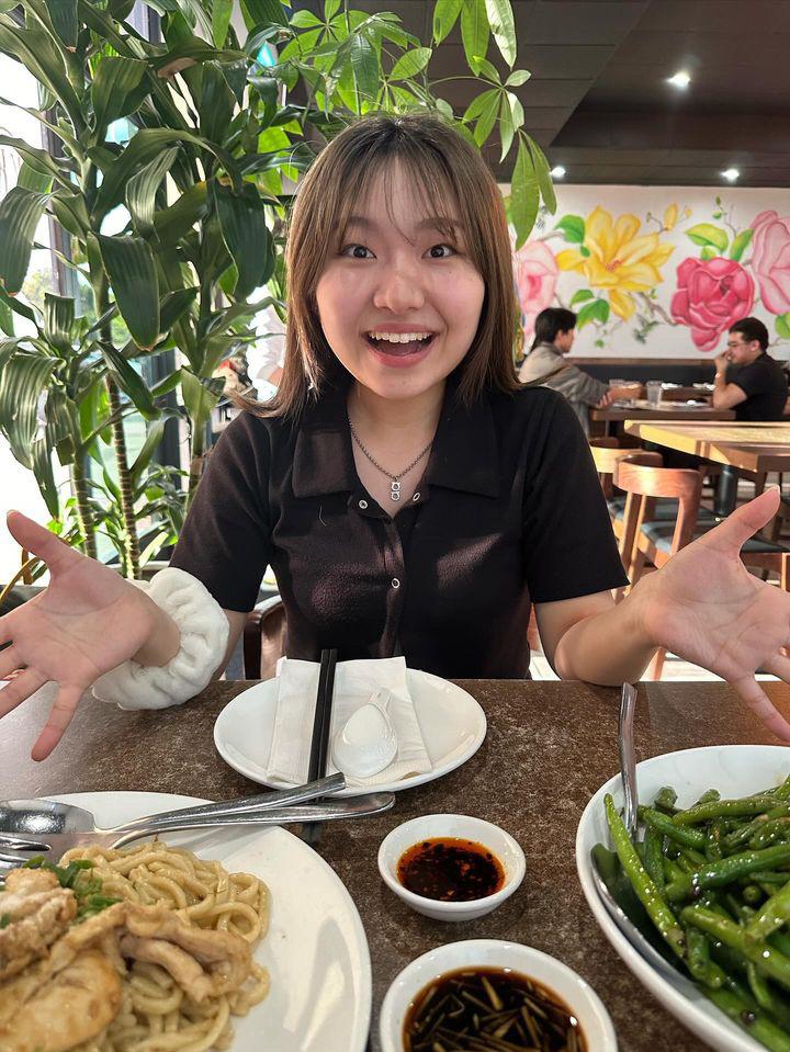 アメリカ、デイビスで友達とご飯