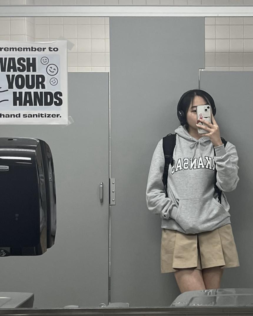 アメリカアーカンソー大学のトイレ