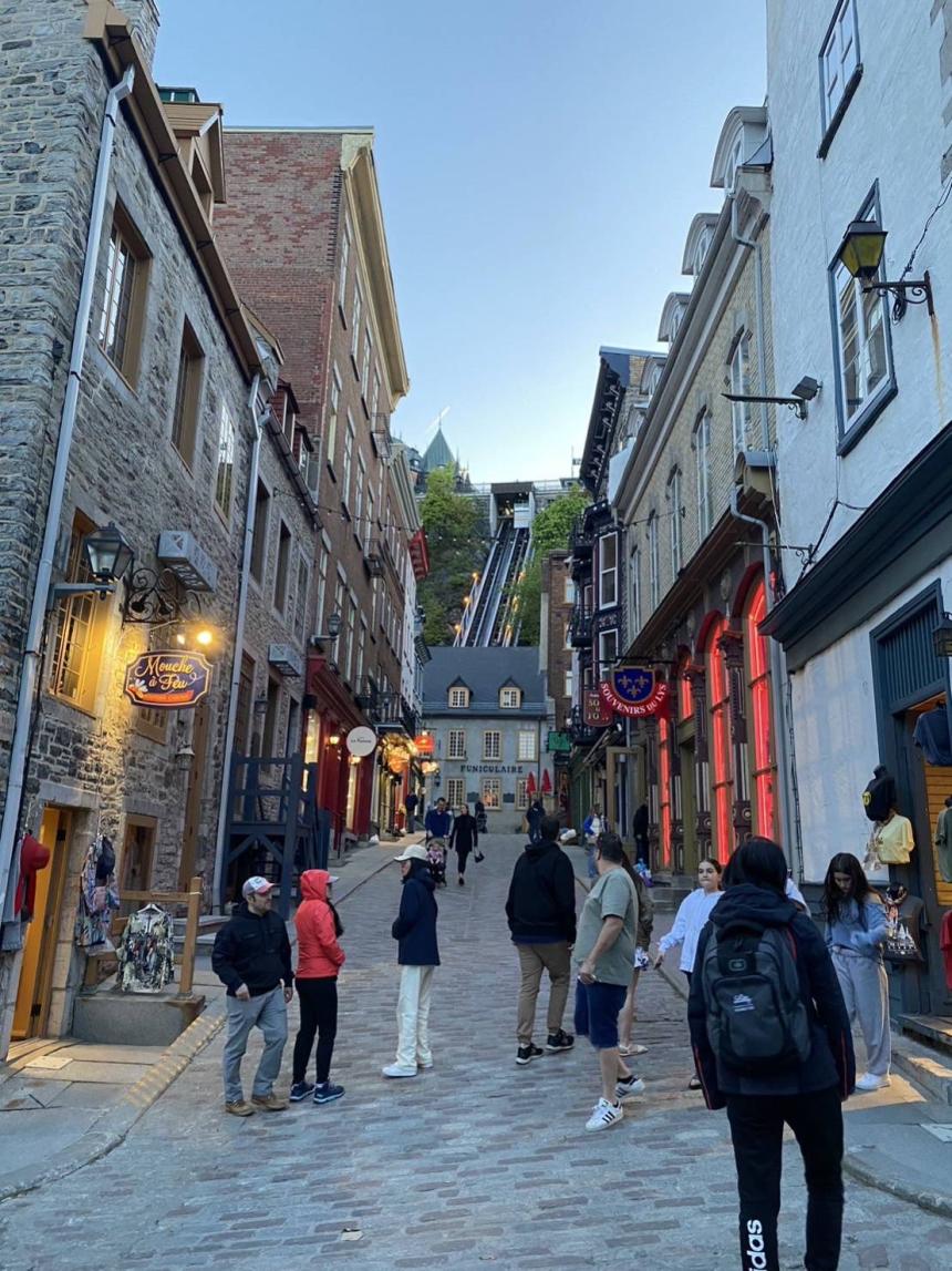 カナダの街並み