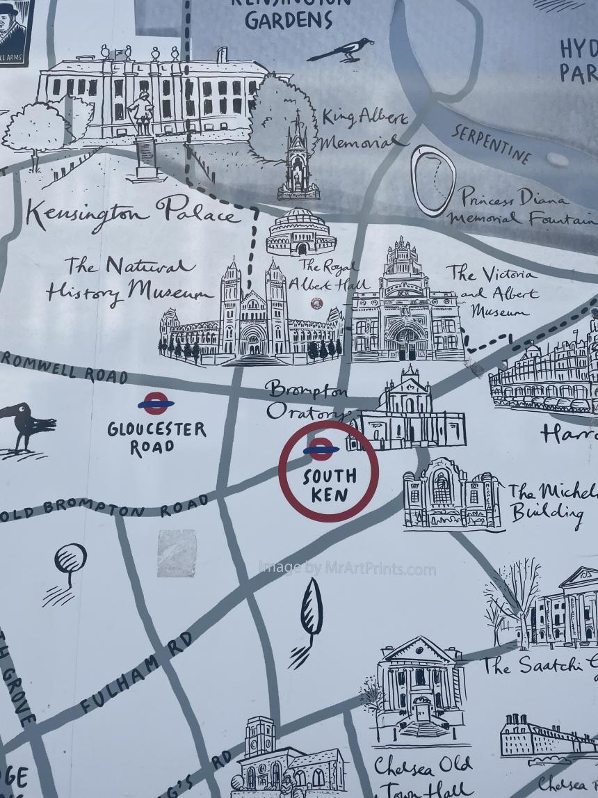 ロンドンの地図