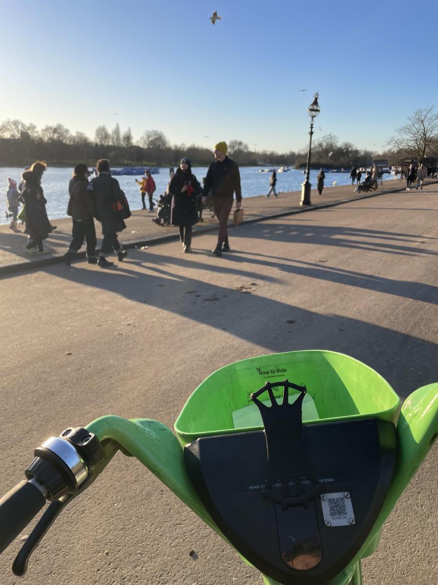 ロンドン市内を自転車でお散歩