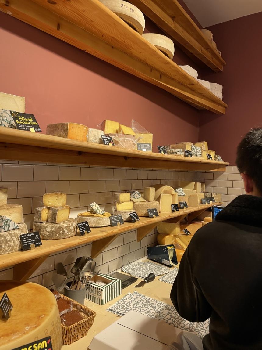ダブリンで訪れたチーズ屋さん
