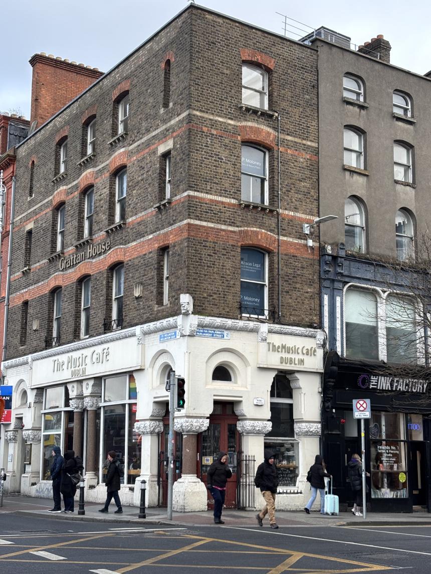 ダブリンの街並み