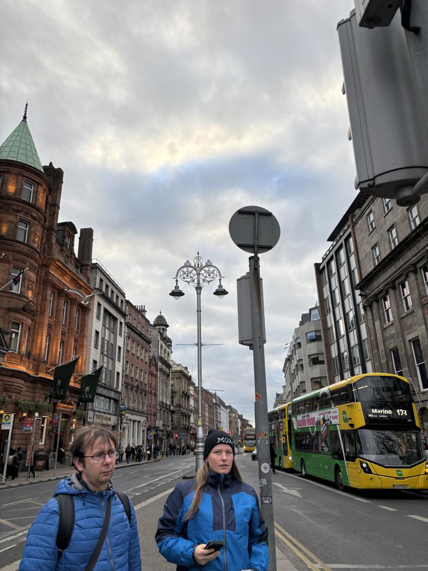 ダブリンの街並み