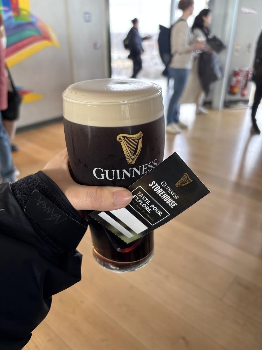 ダブリンのGUINNESS工場で