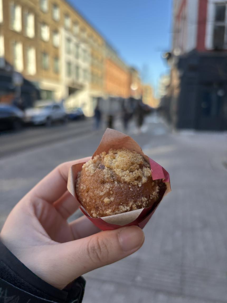 ダブリンで食べたマフィン
