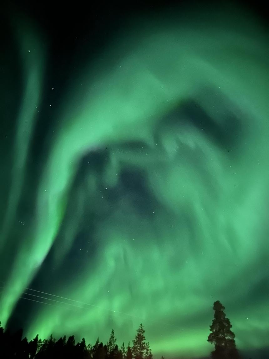 フィンランドで見たオーロラ