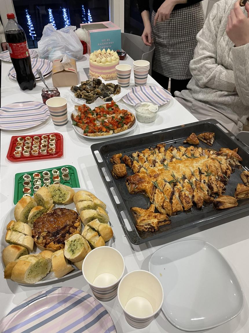 ロンドンでクリスマスのお祝い