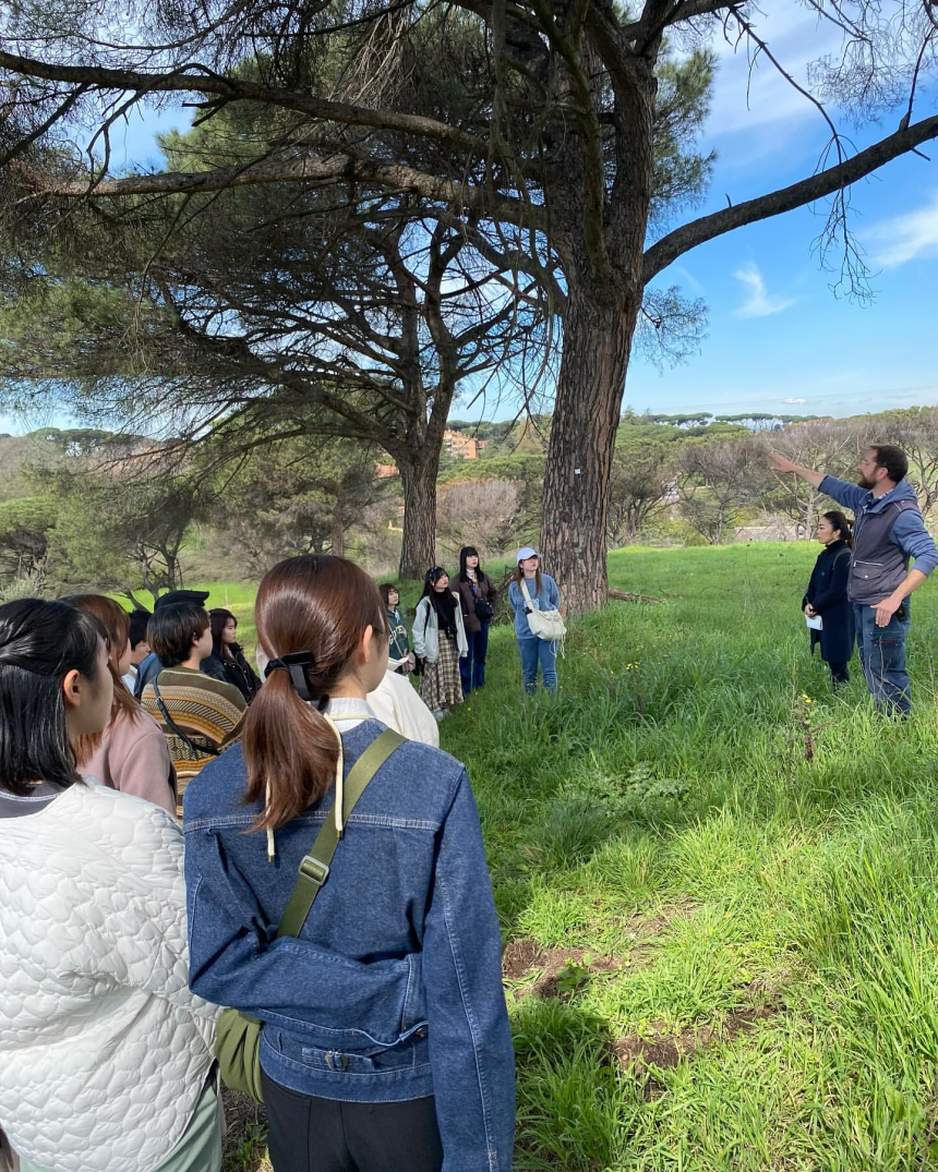 ローマの農園フィールドワーク