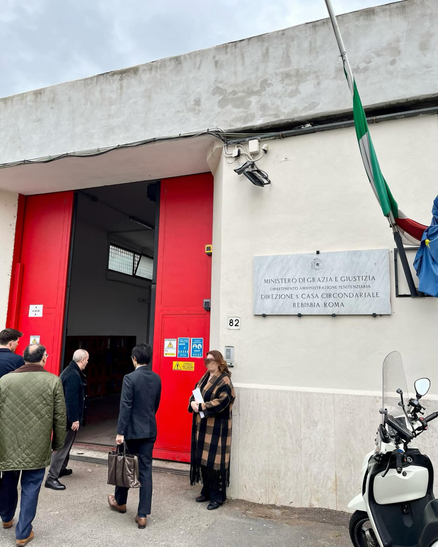 ローマのレビッビア刑務所内パン工房見学