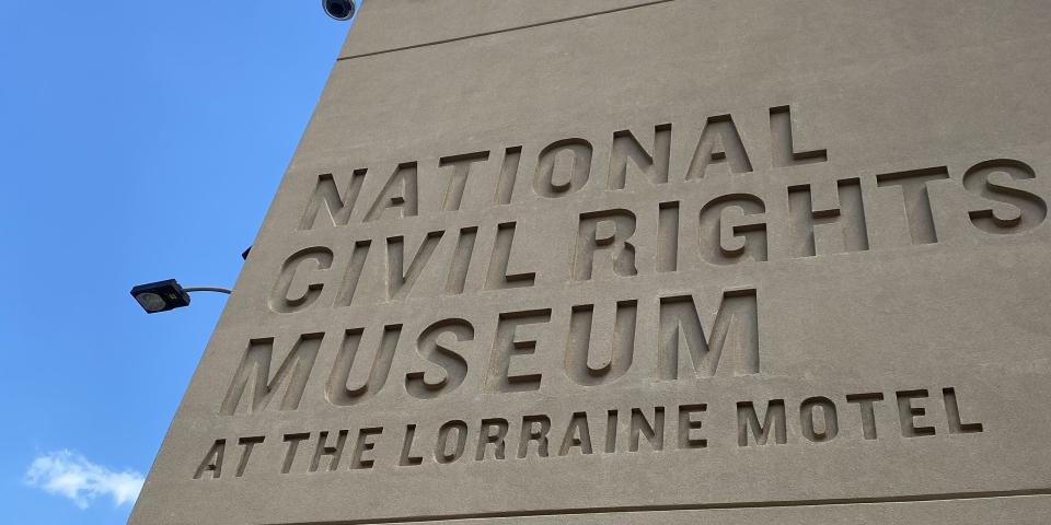メンフィスのThe National Civil Rights Museumを訪れた時の写真