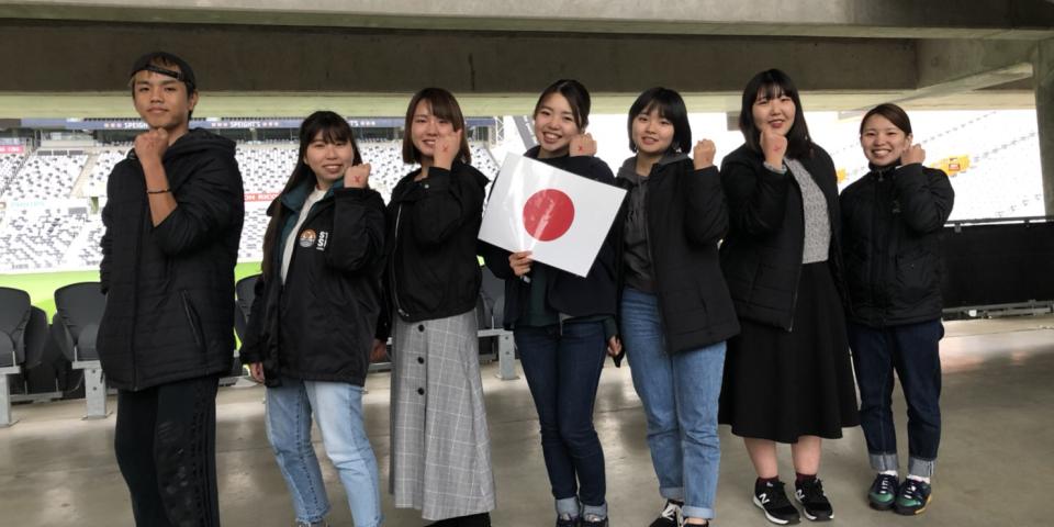 オタゴ大学のアジアンフードフェスティバルにて