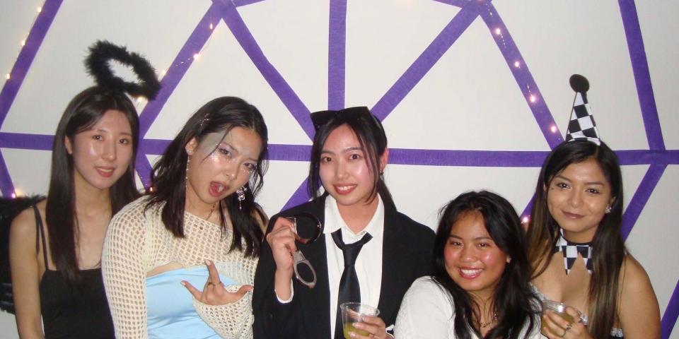 アーカンソー大学でのパーティー