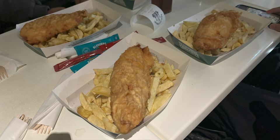 ダブリンで食べたフィッシュ&チップス
