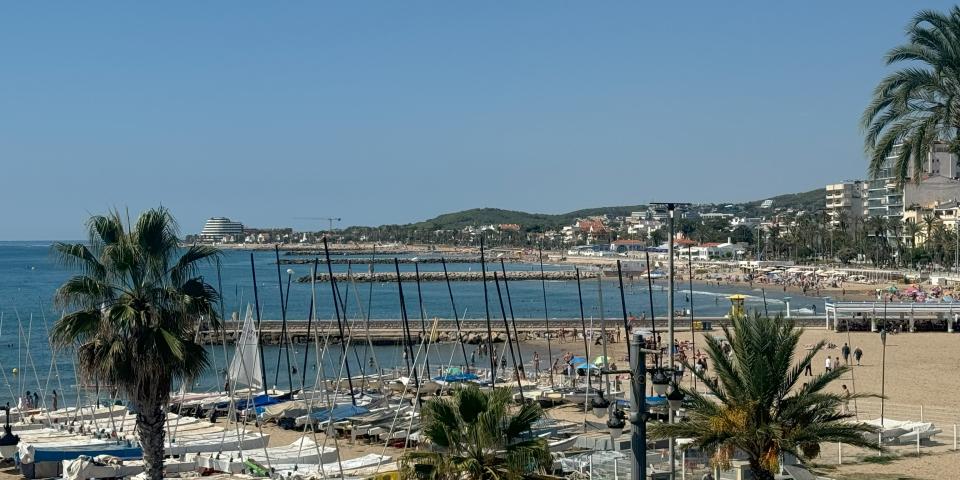 スペインの海辺