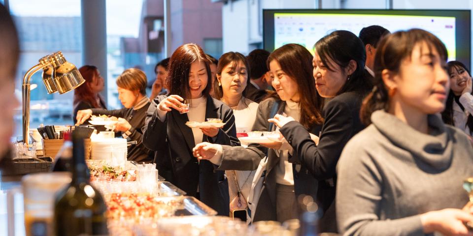 SAF年次総会レセプションパーティーの様子