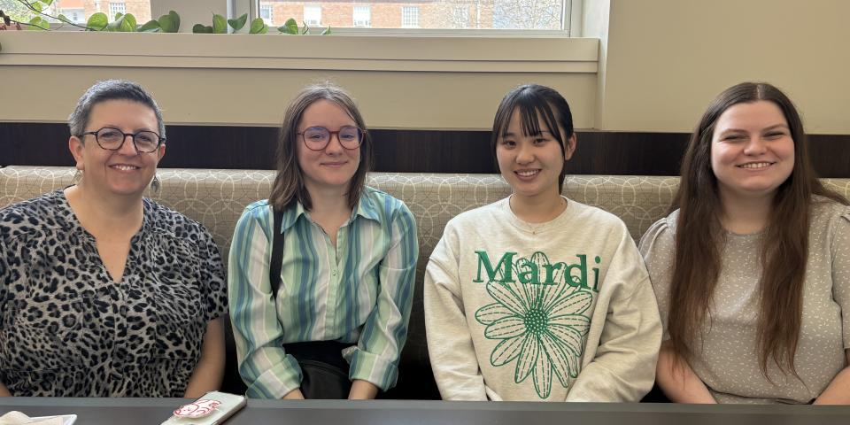 SAF student Arisa Endo meets with University of Mississippi staff for a welcome lunch