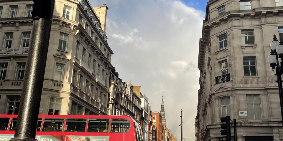ロンドンの街並み