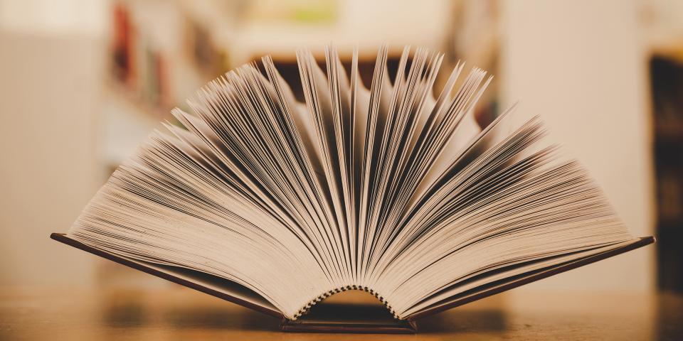 open books with pages